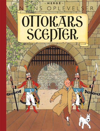 Tintin: Ottokars Scepter - retroudgave forside